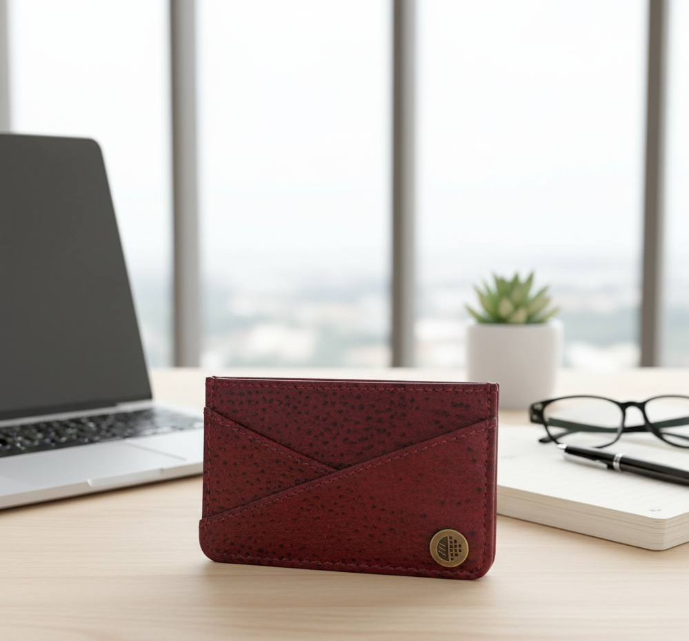 Maroon Ultra Sleek Card Holders - Image 2