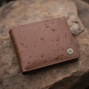 Chocolate Brown Vegan RFID wallet