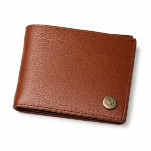 Chocolate Brown Vegan RFID wallet