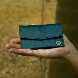 Teal Green Envelope Card Holder