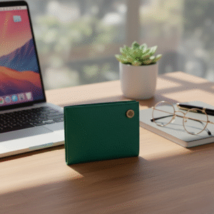 Teal Bifold Card Holders